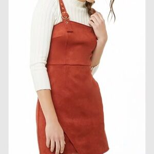 Forever 21 Rust Mini Dress with Buckle